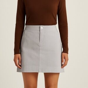 Ann Taylor LOFT Pinstripe Skirt NWT Size 0 Classic Neutral Preppy Business